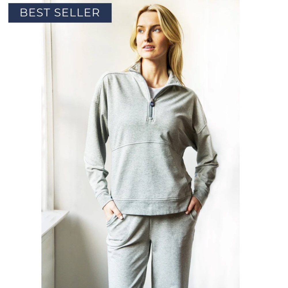 B. Draddy Siobhan Sweatshirt in Grey Heather size XS NWT
